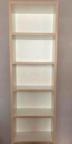 BOON vakkenkast - boekenkast wit en eiken - zware kwaliteit, Ophalen, 25 tot 50 cm