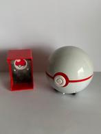 Tomy Pokémon pull back Pokeball zonder figuurtje, Ophalen of Verzenden, Zo goed als nieuw