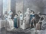 1790 - origineel -Black Monday or the Departure for School, Ophalen of Verzenden