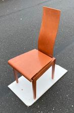 6x Vintage houten designstoelen met gebogen zitting, Ophalen, Gebruikt, Bruin, Vijf, Zes of meer stoelen