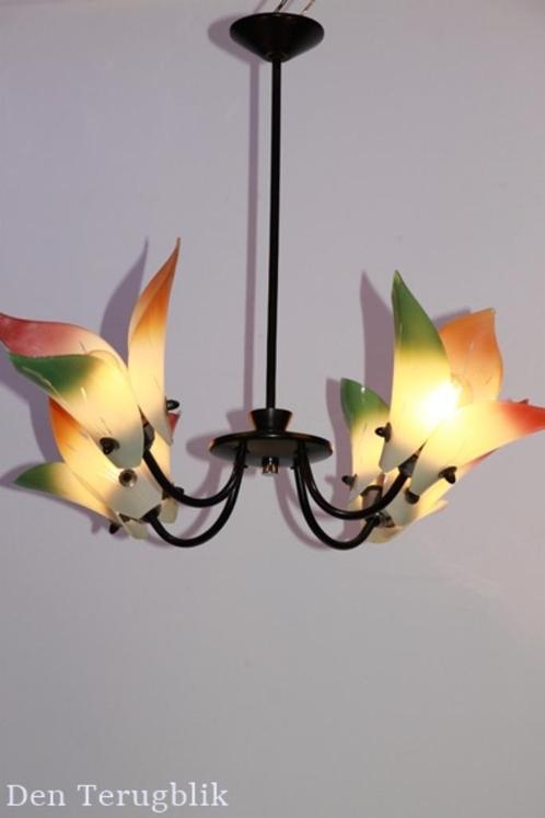 Unieke 50e jaren kroonluchter, Antiek en Kunst, Antiek | Lampen, Ophalen of Verzenden