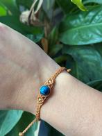 Handgemaakte armband met edelsteen, Overige materialen, Bruin, Nieuw, Ophalen of Verzenden
