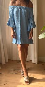 Blauwe off shoulder jurk zara, Blauw, Zara, Ophalen of Verzenden, Zo goed als nieuw