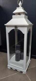 Groot Wit Windlicht - Sfeervolle Lantaarn, Ophalen of Verzenden