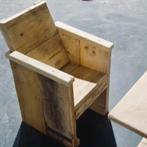 Nieuw! Steigerhouten ( kinder) stoel / kinder formaat, Tuin en Terras, Ophalen, Nieuw, Hout