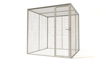 Papegaaienkooi gegalvaniseerd 175x180x180 beschikbaar voor biedingen