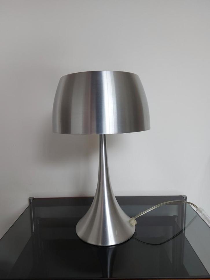 Aluminium Steinhauer tafellamp jaren 90, Huis en Inrichting, Lampen | Tafellampen, Minder dan 50 cm, Ophalen of Verzenden