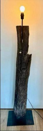 Houten boom vloerlamp, Huis en Inrichting, Lampen | Vloerlampen, Ophalen of Verzenden, Zo goed als nieuw