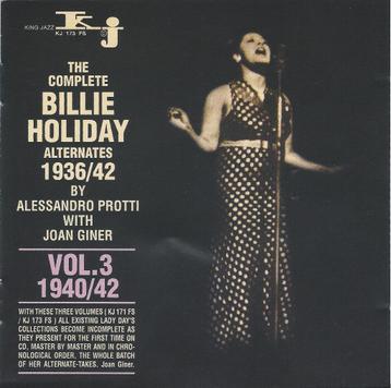 CD Billie Holiday - Alternates 1936/42 vol.3: 1940/42 beschikbaar voor biedingen