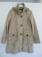 Te koop Jas LIV, beige, zand, 42 capuchon afritsbaar, linnen, Beige, Maat 42/44 (L), Ophalen of Verzenden, Zo goed als nieuw
