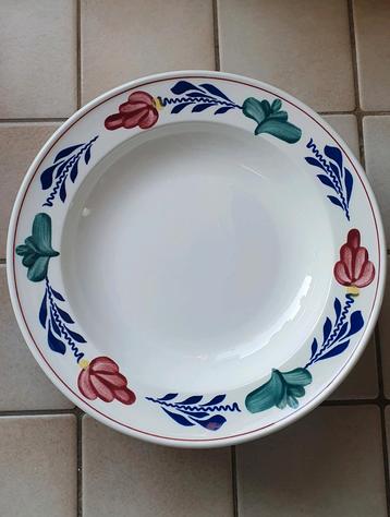 Brabantia Soepborden 22 cm - Vintage Aardewerk - 6 stuks  beschikbaar voor biedingen