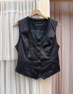 Wonder Me zwart gestreept gilet hesje S M, Maat 38/40 (M), Zwart, Ophalen of Verzenden, Wonder Me