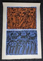 4 zeefdrukken Hans Hagenbeuk met map, Antiek en Kunst, Kunst | Litho's en Zeefdrukken, Ophalen of Verzenden