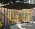 Zweefparasol incl led verlichting 3 meter doorsnee, Tuin en Terras, Ophalen, Zo goed als nieuw, Zweefparasol