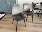 2 eetkamer stoelen - Kwantum Napoli, Ophalen, Zo goed als nieuw, Grijs, Twee