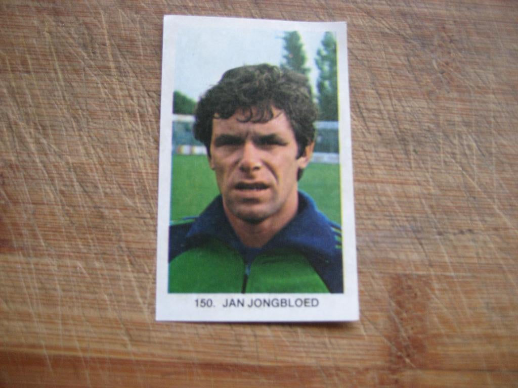 jan jongbloed plaatje, Ophalen of Verzenden, Gebruikt, Overige binnenlandse clubs, Poster, Plaatje of Sticker