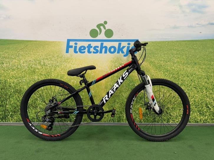 Fietshokje Amersfoort: Raaks Dakar jongensfiets 24 inch, Fietsen en Brommers, Fietsen | Jongens, Nieuw, 24 inch, Handrem, Versnellingen
