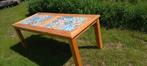 Tuintafel Douglas met Portugese tegels, Tuin en Terras, Tuintafels, Ophalen, Nieuw, Rechthoekig, Hout