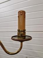 kroonluchter messing vintage, jaren 60, Huis en Inrichting, Lampen | Hanglampen, Ophalen of Verzenden, 'T Olde Gre-j, Info@toldegrej.nl