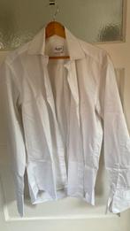 Stenstroms zweeds wit overhemd manchetten katoen 40 fitted, Kleding | Dames, Ophalen of Verzenden, Zo goed als nieuw, Maat 38/40 (M)