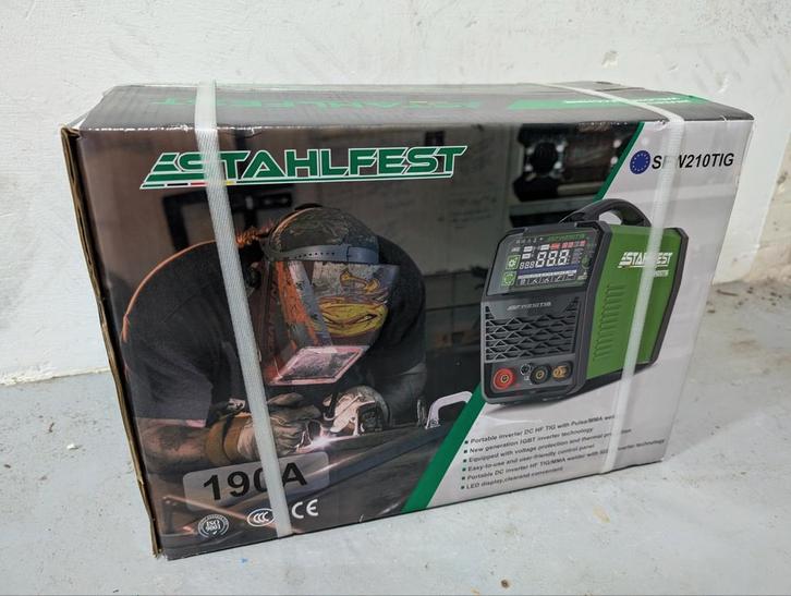 Stahlfest SFW210TIG lasapparaat TIG MMA, Doe-het-zelf en Verbouw, Gereedschap | Lasapparaten, Nieuw, Tig, Ophalen