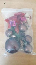 Decoratie materiaal voor kerststukjes - rood / aubergine, Diversen, Kerst, Ophalen of Verzenden