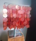 Vintage parelmoer schelpen tafellamp, Ophalen, Gebruikt, Minder dan 50 cm