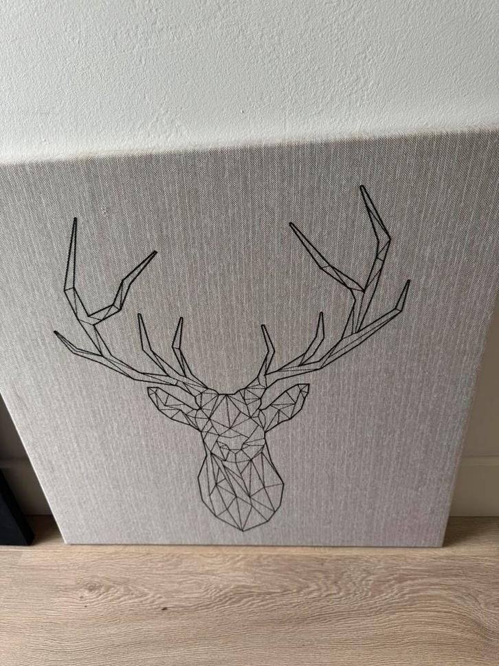 Kerst!! Alles met hert, gewei. Lampjes, hangers, kussen, Diversen, Kerst, Zo goed als nieuw, Ophalen of Verzenden