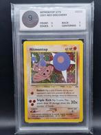 Hitmontop holo 2001 neo discovery #3 woetoe grading 9 mint, Hobby en Vrije tijd, Verzamelkaartspellen | Pokémon, Verzenden, Zo goed als nieuw