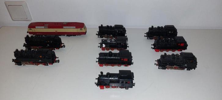 10 analoge Märklin locomotieven DEFECT, Hobby en Vrije tijd, Modeltreinen | H0, Gebruikt, Locomotief, Wisselstroom, Märklin, Ophalen of Verzenden