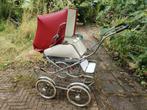 Vintage retro kinderwagen chroom bordeaux rood creme, Ophalen, Zo goed als nieuw, Overige merken