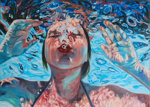 Prachtige olieverf schildering - Renier Alejandro - 50x70 -, Antiek en Kunst, Kunst | Schilderijen | Modern, Ophalen