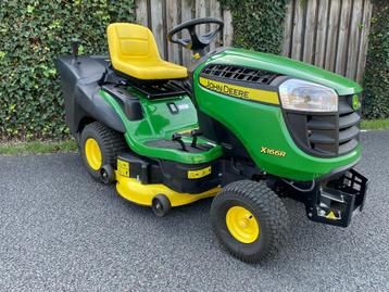 Gebruikt John Deere X 166 R Benzine Zitmaaier