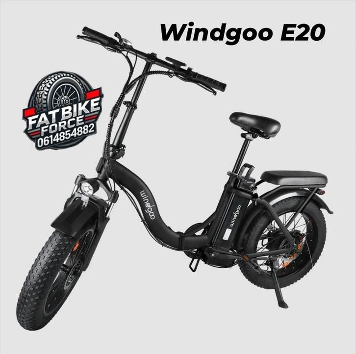 Opvouwbare Windgoo E20 E-Bike (Fatbike) €649,99 ‼️, Fietsen en Brommers, Fietsen | Vouwfietsen, Nieuw, 20 inch of meer, Ophalen of Verzenden