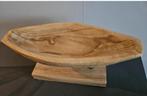 Houten trog op voet 41x17x17cm, Ophalen, Zo goed als nieuw, Rond, Hout