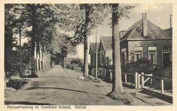 Nieuwstraat en Openbare School. Kollum - ongelopen beschikbaar voor biedingen