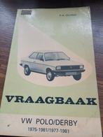 Vraagbaak VOLKSWAGEN POLO/DERBY vanaf 1977, Ophalen of Verzenden
