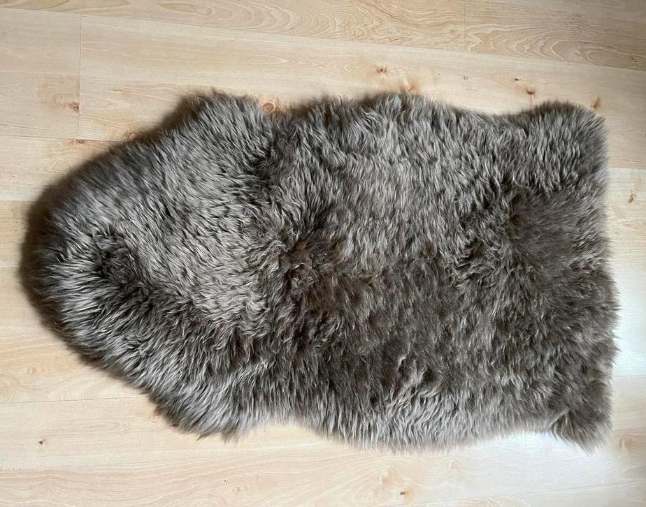 Ikea Skold echte Vacht - 98x68 ZGAN Bruin, 50 tot 100 cm, Bruin, Verzenden, 50 tot 100 cm