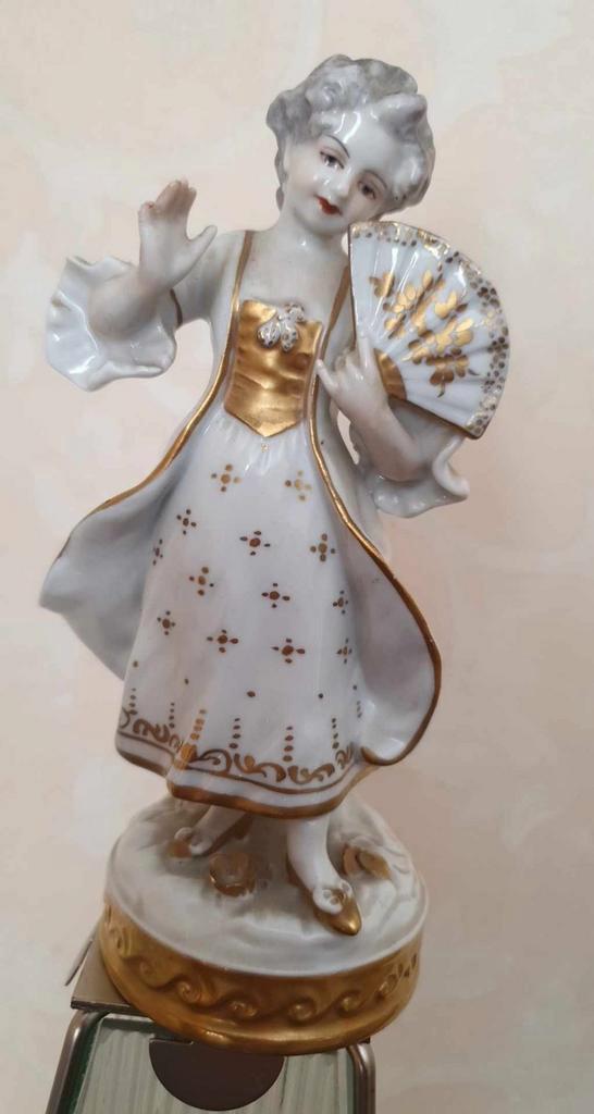 Antieke Zeldzame Volkstedt Rudolstadt-Thuringia Lieve Beeld., Antiek en Kunst, Curiosa en Brocante, Verzenden