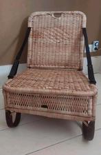 Zeldzame vintage rotan kanostoel – 1930, Verenigde Staten, Ophalen of Verzenden
