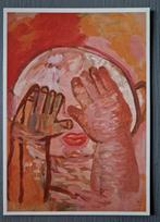 Juul van den Heuvel kunst Boomerang Ansichtkaart, Verzenden, 1980 tot heden, Ongelopen, Overige thema's