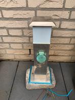 Tuinverlichting met twee stopcontacten, Tuin en Terras, Buitenverlichting, Ophalen, Gebruikt