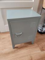 Metalen Locker Kastje - Nachtkastje - Bijzettafel, Huis en Inrichting, Ophalen, Zo goed als nieuw, Industrieel
