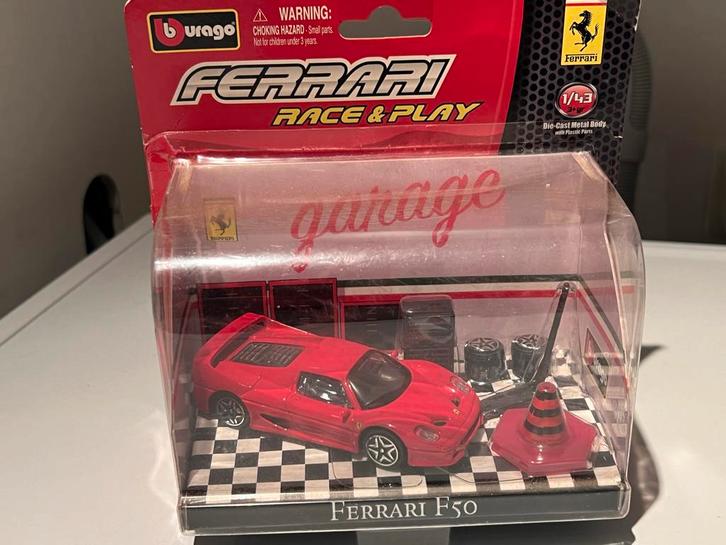 Bburago Ferrari F50 - Nieuw in Verpakking!, Hobby en Vrije tijd, Modelauto's | 1:43, Nieuw, Auto, Ophalen of Verzenden