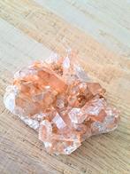 Edelsteen: Tangerine Kwarts cluster AFGEPRIJSD, Verzamelen, Mineralen en Fossielen, Ophalen of Verzenden, Mineraal