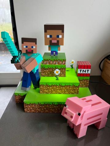 Minecraft Lamp + Extra Lampje beschikbaar voor biedingen
