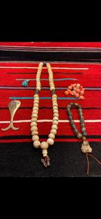 Mala Gebedsketting van Been/Bot, Ophalen of Verzenden, Gebruikt, Beige, Overige materialen