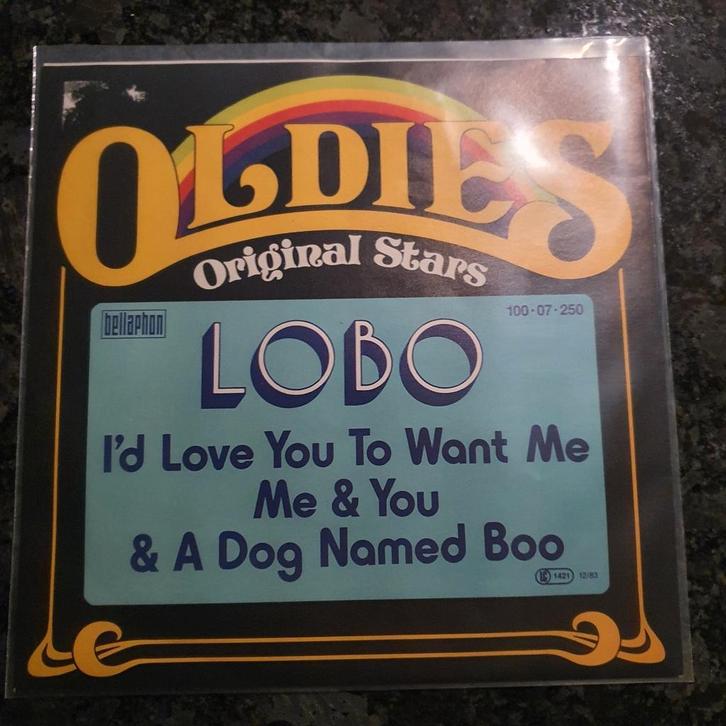 Lobo - I'd love you to want you / Me & you & a dog nemed b, Cd's en Dvd's, Vinyl Singles, Gebruikt, Pop, Ophalen of Verzenden