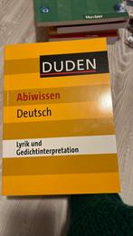 Abiwissen Deutsch, Lyrik und Gedichtsinterpretation, Ophalen of Verzenden, Zo goed als nieuw