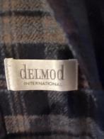 Wollen mantel Delmod maat 48, Ophalen, Nieuw, Maat 46/48 (XL) of groter, Zwart